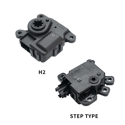 What are the maximum opening and closing angles of the vent actuator?